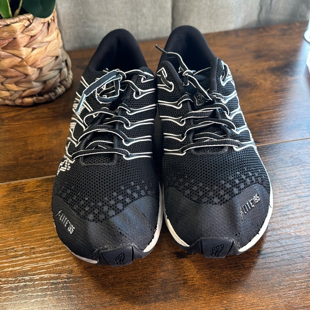 Inov-8 F-Lite 195 Athletic Men's Running Shoes Black/White Size UK 10 - Picture 5 of 8